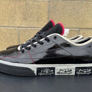 Rare VTG Etnies Mens Senix OP Plus Black/Grey skateboarding sneaker shoes Size9